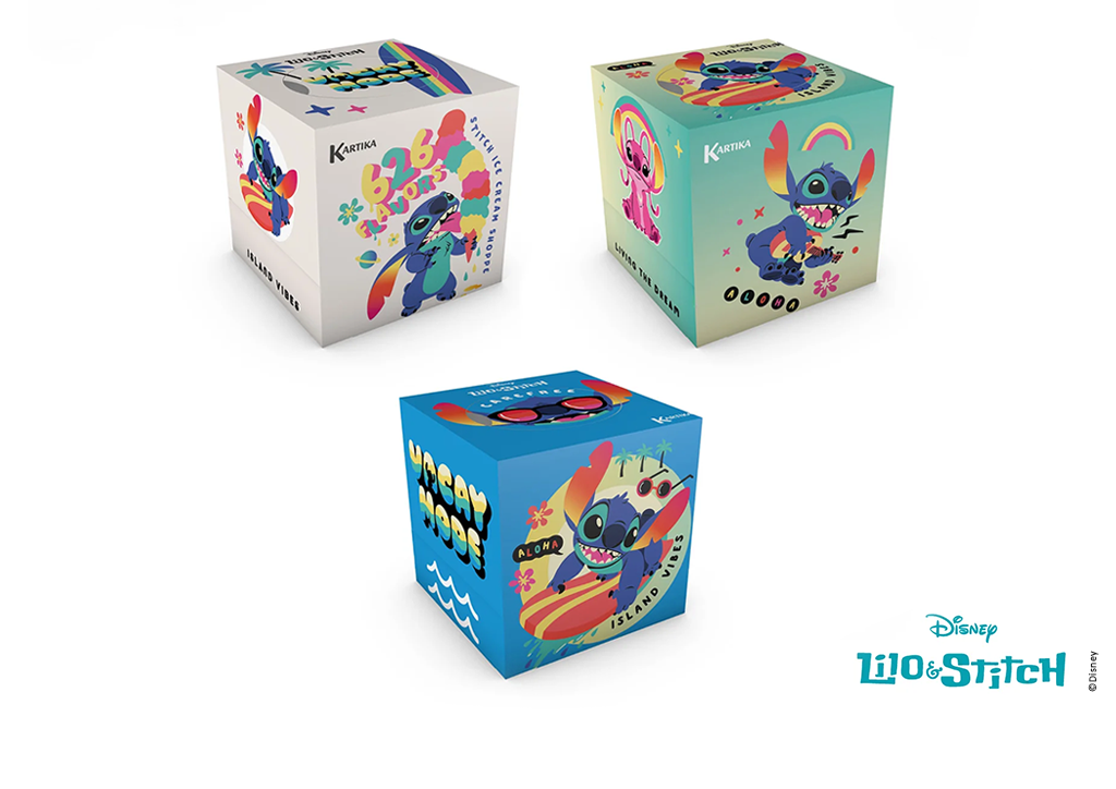 Lilo & Stitch Taschentücher in der Würfelbox