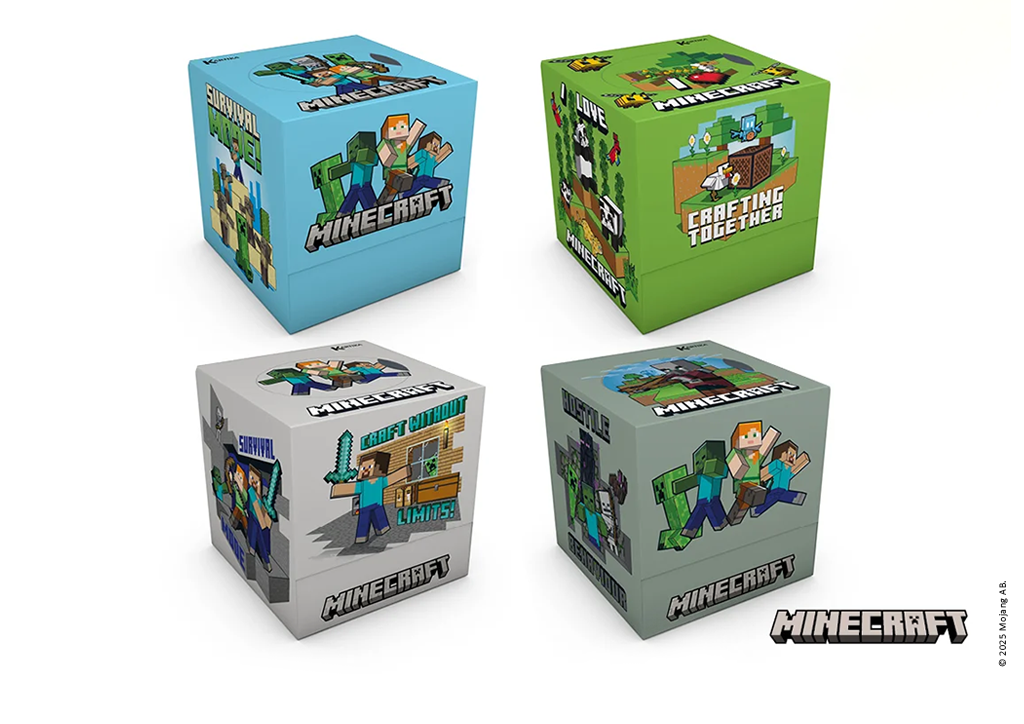 Minecraft Taschentücher in der Würfelbox