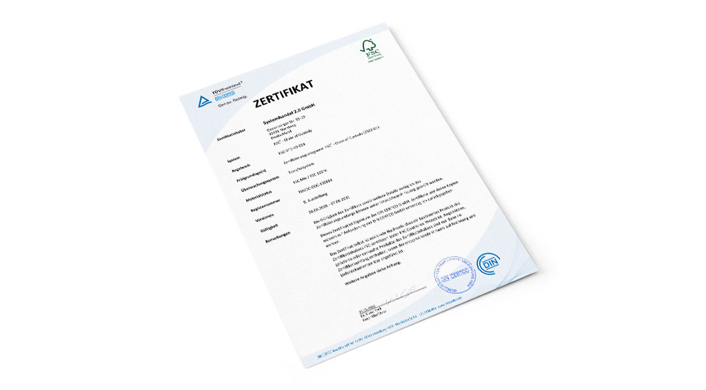 FSC® ZERTIFIKAT