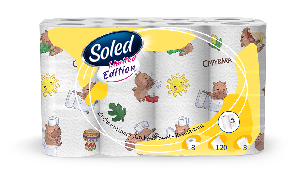 Capybara Küchenrollen