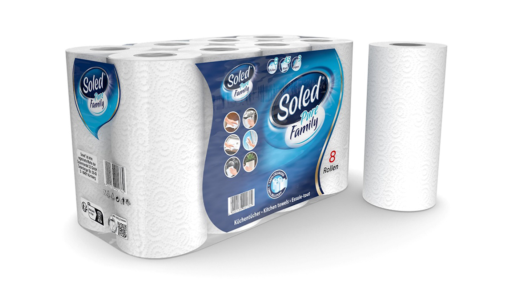 Soled Pure Family Küchenrollen
